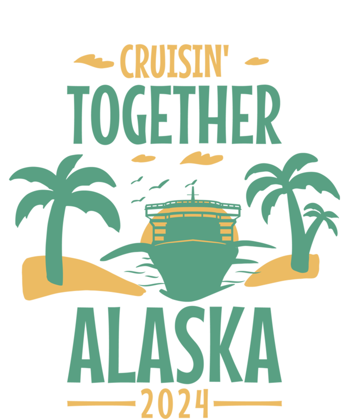 Cruisin' Together Alaska 2024 Alaskan Cruising Trip 2024 Gift Pom Pom 12in Knit Beanie