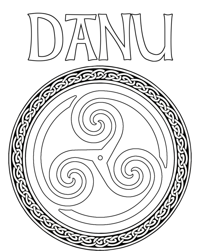 Danu Ancient Celtic Goddess Of Mothers And Earth Gift Ladies Long Sleeve Shirt