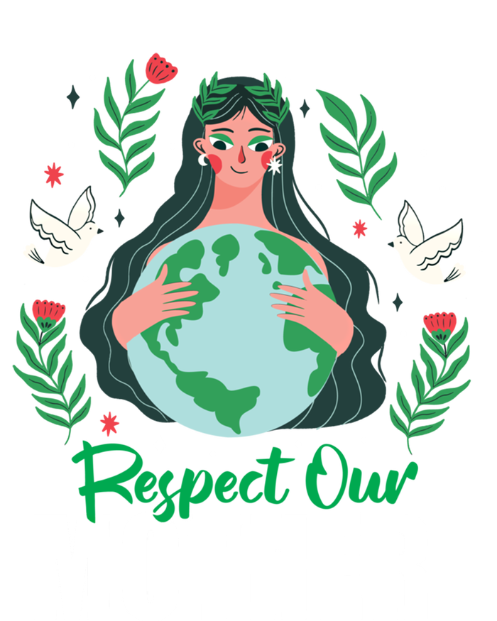 Earth Day Respect Our Mother Climate Change Meaningful Gift T-Shirt