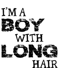 I'm A Boy With Long Hair Funny kid boy Cool Long Hair 25L Jumbo Tote