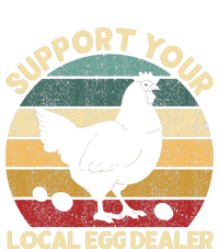 Support Your Local Egg Dealer Farmer Chicken Egg Lover Performance Fleece Hoodie