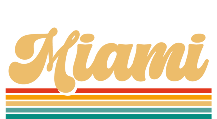 Retro City Of Miami Florida T-Shirt