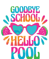 Goodbye School Hello Pool Watermelon Last Day Of School T-Shirt