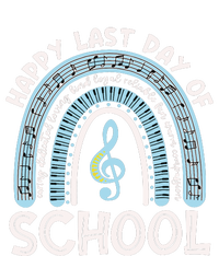 Happy Last Day Of School Music Teacher Student Rainbow T-Shirt