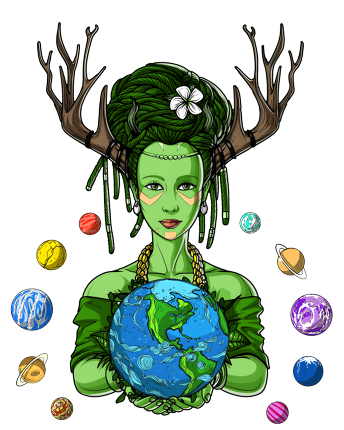 Gaia Greek Goddess Mother Earth Day Hippie Environt Witch Funny Gift Mousepad