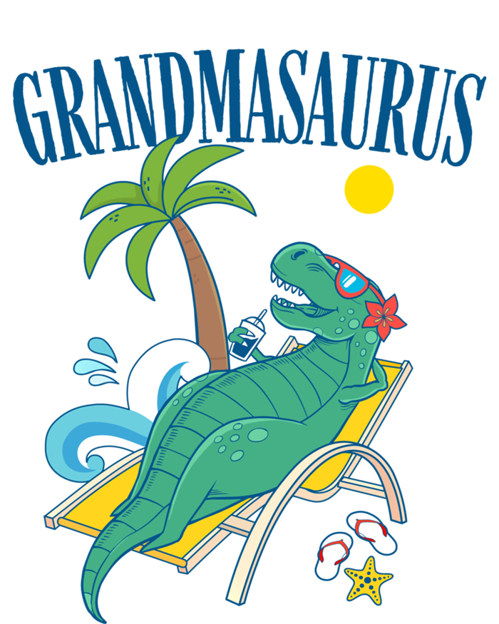 Grandmasaurus Grandma Saurus Dinosaur Family Vacation Beach Great Gift Valucap Bio-Washed Visor