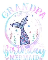 Grandpa Of The Birthday Mermaid Family Matching Party Squad Gift Coaster