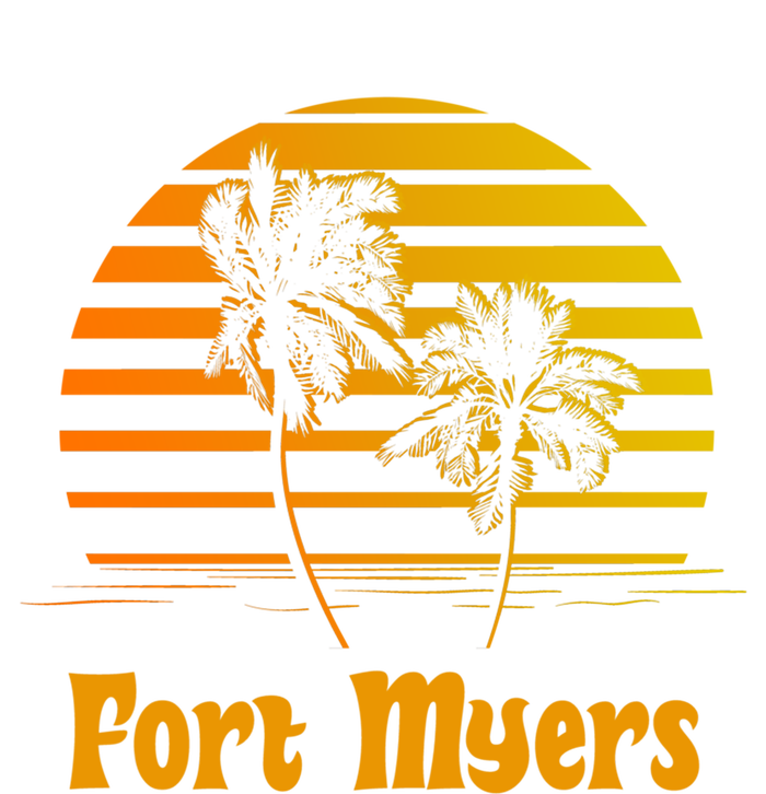 Fort Myers Florida Sunset Palm Trees Beach Vacation Cool Gift Tall Sweatshirt