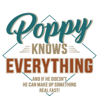 Funny Poppy Knows Everything For Grandpa And Father's Day Cool Gift Mousepad