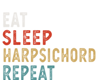 Eat Sleep Harpsichord Repeat Funny Player Gift Idea Vintage Great Gift Canvas