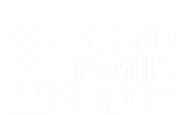 God Family Country Cool Gift Usa Patriotic Christian American Flag Cool Gift T-Shirt