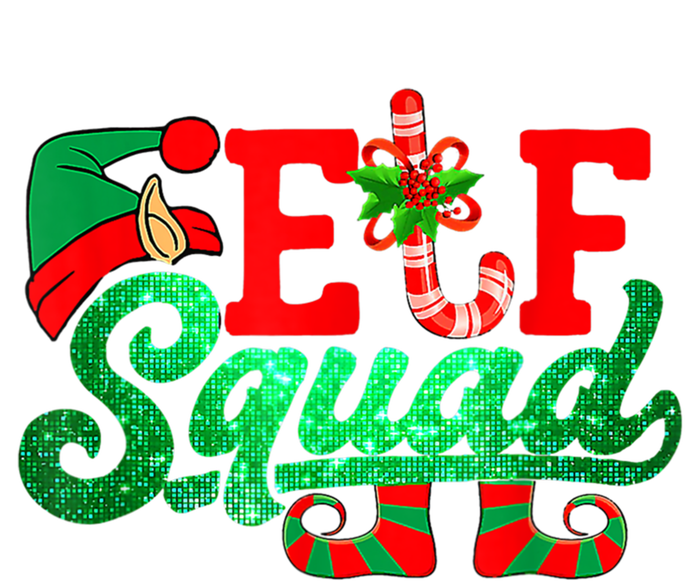 Elf Squad Funny Family Christmas Matching Pajamas Xmas Funny Gift Women's Tri-Blend 3/4-Sleeve Raglan Shirt