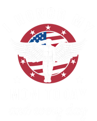 I Honor My Mom Today Gift Angel Solider Memorial Day Flag Funny Gift Magnet