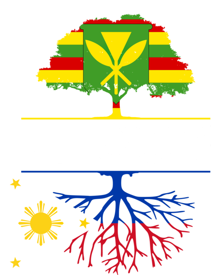 Hawaiian Grown With Filipino Roots Meaningful Gift Philippines Great Gift Tall Long Sleeve T-Shirt