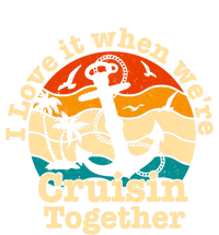 I Love It When We're Cruisin Together Cruise For Couples Cute Gift Sustainable Knit Beanie