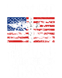 I Stand For The National Anthem Cross Us Flag Great Gift T-Shirt