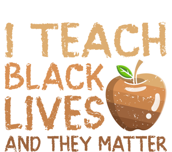 I Teach Black Lives And They Matter African Teacher Juneteenth Gift Ladies Essential Tank