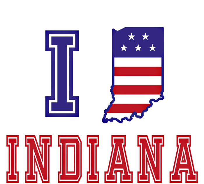 Indiana Usa Patriotic Usa Flag I Love Indiana Gift Magnet