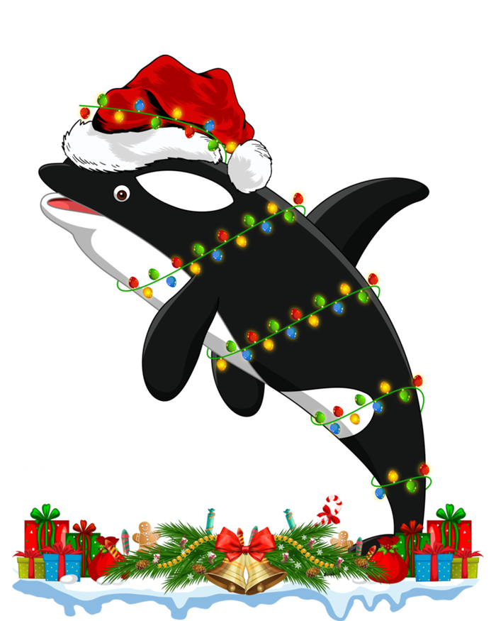 Fishing Lover Family Matching Santa Orca Fish Christmas Gift Magnet