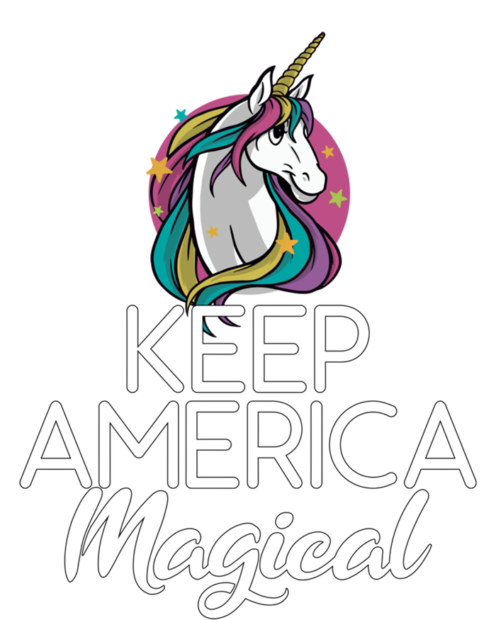 Keep America Magical Unicorn 4th Of July Gift T-Shirt