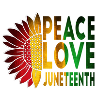 Peace Love Juneteenth Freedoom June 19th Independence Day Cute Gift Tall Sweatshirt