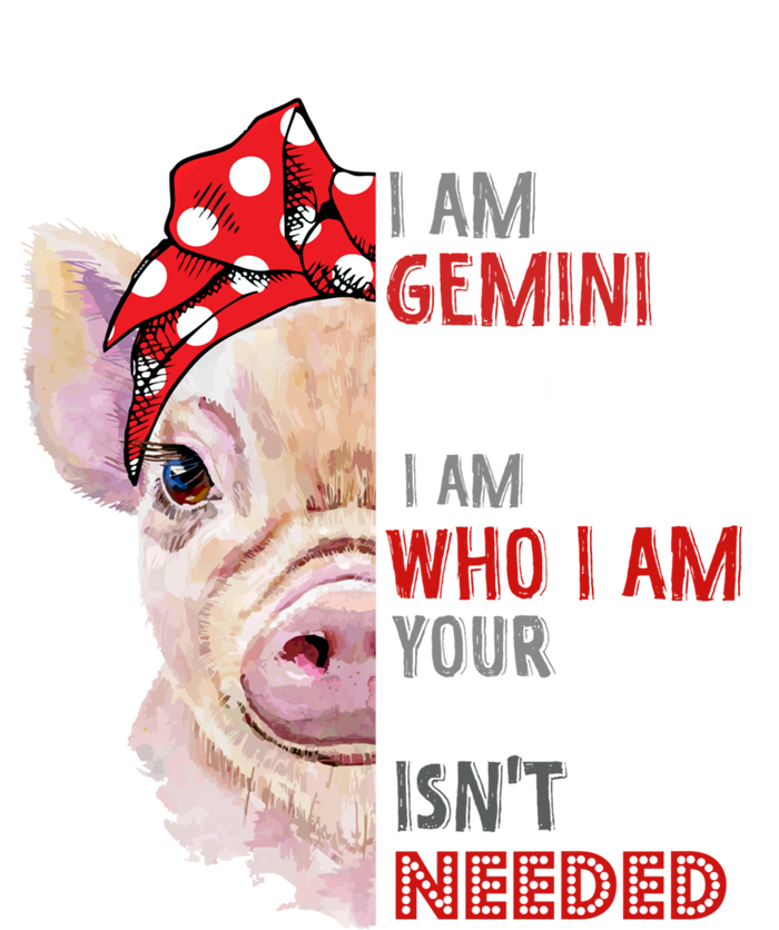 I Am Gemini Who Loves Pigs Star Sign Zodiac Gift Long Sleeve Shirt