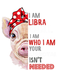 I Am Libra Who Loves Pigs Star Sign Zodiac Gift Valucap Bio-Washed Visor