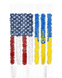 I Stand With Ukraine American Ukrainian Flag Cute Gift T-Shirt