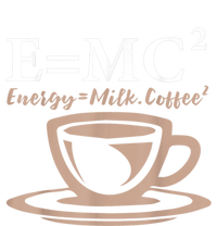 Energy Equals Milk Coffee E= MC2 SCIENCE Cooling Performance Long Sleeve Crew