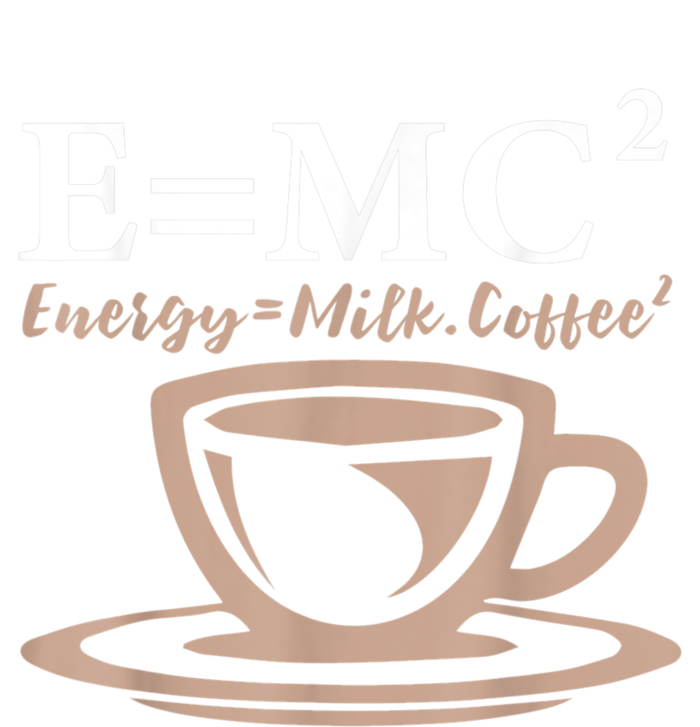 Energy Equals Milk Coffee E= MC2 SCIENCE Cooling Performance Long Sleeve Crew