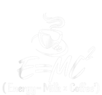 Coffee 365 E=MC Energy = Milk X Coffee Science Funny T-Shirt