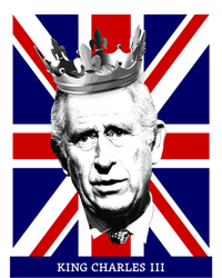 King Charles Iii Gift Union Jack Royal Family Gift T-Shirt