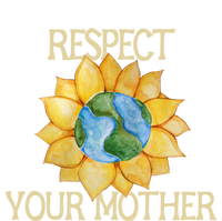 Respect Your Mother Earth Gift Full-Length Apron With Pockets