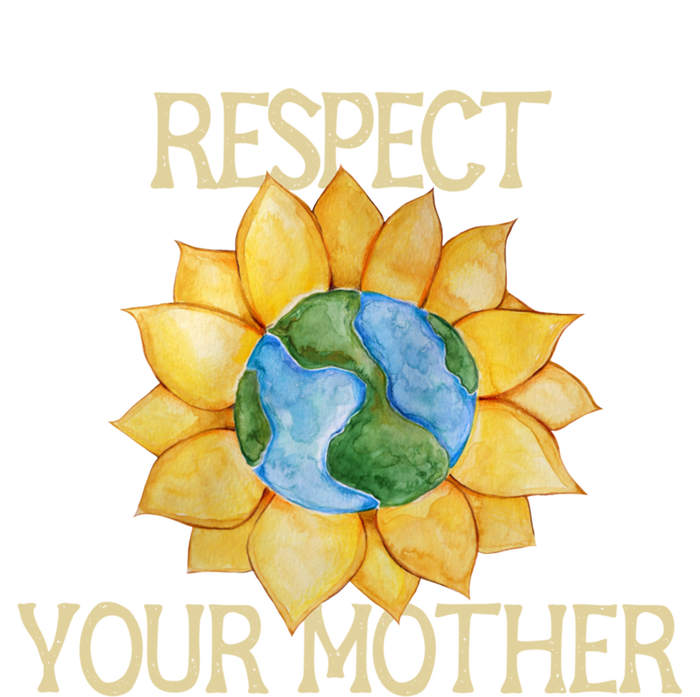 Respect Your Mother Earth Gift Full-Length Apron With Pockets