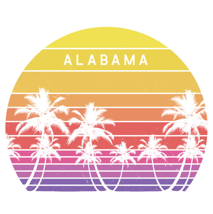 Retro Orange Beach Beach Vintage Alabama State Vacation Gift Kids Sweatshirt