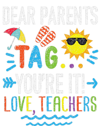 Dear Parents Tag You're It Love Teachers Last Day Of School Short Acrylic Beanie