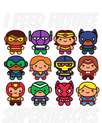 I Feed Future Superheroes School Lunch Lady Squad Premium T-Shirt