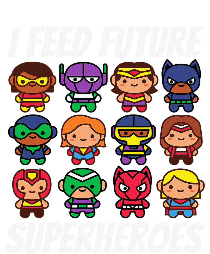 I Feed Future Superheroes School Lunch Lady Squad Premium T-Shirt