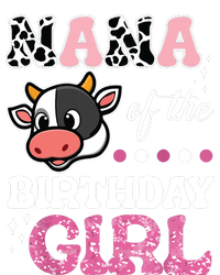 Nana Of The Birthday Girl Farm Barnyard Party Cow Lover Flat Bill Trucker Hat