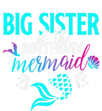 Big Sister Of The Birthday Mermaid Matching Family Pajama Set