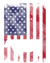 American Flag Cow Vintage Farm Animal Patriotic Farmer Gift T-Shirt