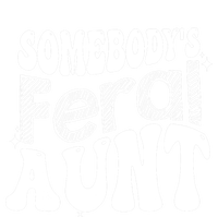 Funny Somebody's Feral Aunt Groovy For Mom Mother's Day Tote Bag