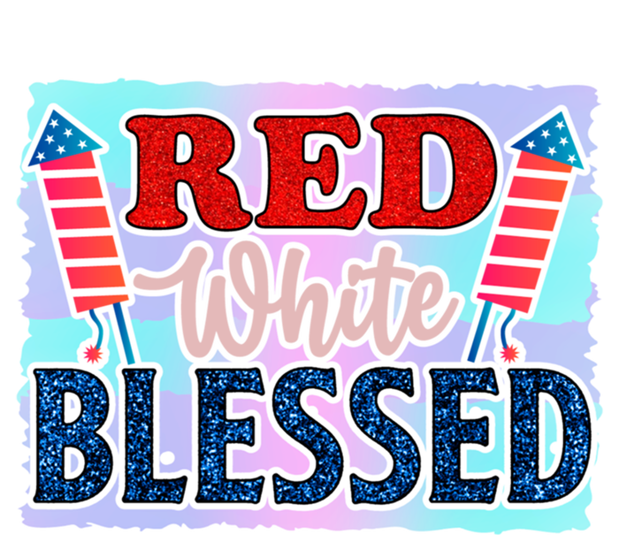 4th Of July Clothes And Accessories Red White Blessed Cute Gift Women's T-Shirt