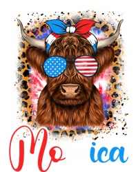 Moorica Cow 4th Of July Design Usa Patriotic Cow Gift Women's T-Shirt