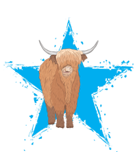 Scottish Highland Cow Star Cow Love Scottish Highland Cows Gift Bumper Sticker