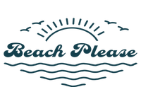 Simple “Beach Please” Graphic Gift T-Shirt