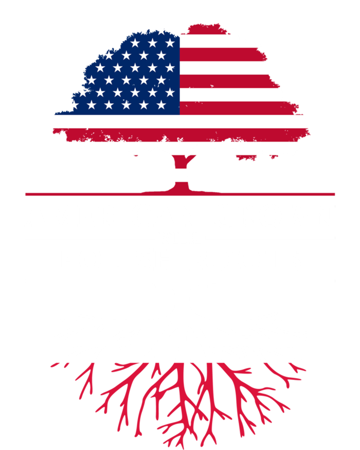 American Grown With Polish Roots Gift Poland Gift Zip Tote Bag