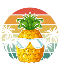 Summer Vibes Vacay Mode Cool Pineapple Retro Tropical Summer Funny Gift T-Shirt