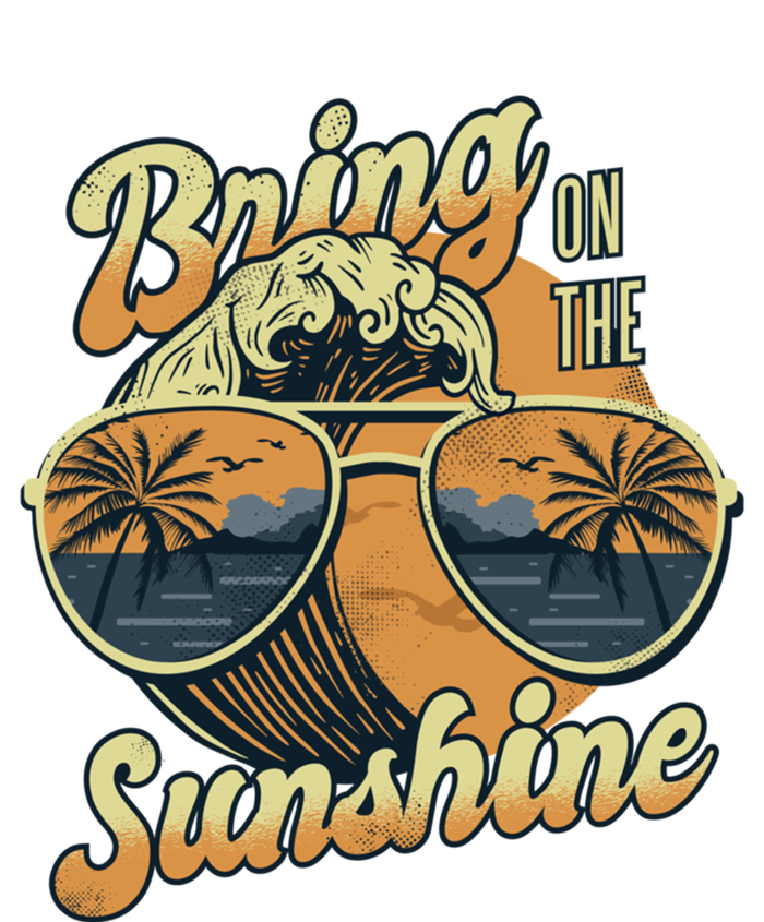 Bring On The Sunshine Summer Sun Beach Waves Gift Full Zip Hoodie