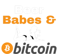 Beer Babes And Bitcoin, Bitcoin Crypto, Funny Bitcoin, Bitcoin Blockchain Women's Pullover Hoodie